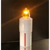 Generico LUCE GIALLO FISSA - LUMINO ELETTRONICO VOTIVO PER CIMITERO - EXTRADURATA BATTERIA | Candele led a batteria per cimitero. (LUMINO GRANDE PER LOCULO | Durata: 9 mesi)