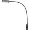 Adam Hall Stands SLED 1 ULTRA USB C - Lampada a collo di cigno USB con 4 COB LED e la selezione del colore
