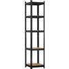 THINIA HOME Scaffale modulare con 5 ripiani regolabili, 180 x 40 x 40 cm, 175 kg