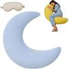 Generico Moon Shaped Body Pillow, Oversized Cooling C Shaped Body Pillows for Side Sleepers, Soft Supportive Full Body Cushion with Removable Cover for Sleeping,Resting and Lounging