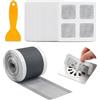 Bcuuozeeing Colino per capelli, doccia, scarico, rete usa e getta, con spatola in plastica, autoadesivo, per canaline doccia, bagno, vasca da bagno, balcone, doccia