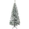 HOMCOM Albero di Natale 180cm Artificiale Pieghevole con 492 Rami Verde