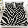 Generic Lenzuolo con Angoli 160x200 cm Texture Con Stampa Zebra E Leopardo Set di Biancheria da Letto Morbida Traspirante Ipoallergenico Nero Microfibra Spazzolata Lenzuolo con Angoli con 2 Federe