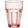 Bormioli Rocco Rock Bar Lounge Peach Long drink bicchieri 370ml,Peachy, indurito, 6 bicchieri