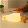 GIACOMO Luce Notturna Silicone, Ducky Lamp Timer USB Ricaricabile, Dimmerabile, Controllo a Sfioramento, Regalo Bambino
