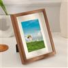 Grewod Cornice da Tavolo 30x40 cm, Noce, Portafoto in Legno MDF, Rettangolo, Cornice Foto, Orizzontale Verticale
