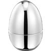 Kilimazart Dispenser per stuzzicadenti in Acciaio Inox di Alta qualità, Design cilindrico, Moderno (A Forma di Uovo d'Argento)