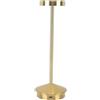 UPQRSG Lampada da Tavolo a LED Portatile, 3 Livelli di Luminosità Dimmerabile, Lampada da Tavolo USB C da Comodino in Metallo a Batteria Senza Fili da 2000Mah per Cena Patio Ristorante(Oro)