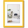 eacommerce Cornice Foto Stampe Portafoto da parete e da Tavolo mod. COLORS in legno di Pino Colori Assortiti (Giallo, 50x70 cm)