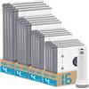 PENCHUAN Sacchetti Sottovuoto Vestiti Piumoni con Pompa Senza Fili, 16 Pezzi | 4 Misure Diverse, Risparmia l'80% di Spazio, Per Viaggi e Campeggio, Organizer Valigia, 40x50+40x60+50x60+70x100cm