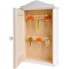 Creative Deco Cassetta Portachiavi Bianca in Legno 20 x 6 x 29,5 cm