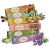 REHMAN JIBRAN UR Himalaya Premium Series - Incenso Bastoncini Naturali, Incensi Naturali (6 Pezzi) per Meditazione e Yoga - Incensi Profumati Assortiti: Palo Santo, Salvia Bianca, Sandalo, Lavanda, Lemongrass