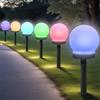 YeahBoom 3 lampade solari per esterni a sfera, LED da giardino, a energia solare, per terrazze, marciapiedi, cortile, decorazione da giardino