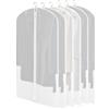 HOTUT 6PCS Copriabiti Antipolvere Trasparenti in PEVA,60x100CM,Resistenti