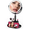 Shinowa 20X Ingranditore Trucco Specchio con Luce a LED