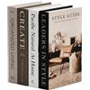 Naapesi 4 Pezzi Libro Decorativo di Moda, Libri Decorativi per L'arredamento Della Casa, Libri Decorativi Moderni con Copertina Rigida, Libri Finti Pieghevoli e Impilati, per tavolino, libreria, soggiorno