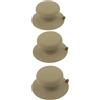 LatoYard Confezione da 3 manici in silicone per coperchio della pentola, impugnatura a ventosa per pentole calde, supporto multifunzione per telefono da cucina all'aperto, pulito, per nero, verde