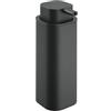COSMIC NEA Dispenser di Sapone per Bagno di Design Moderno e Rettangolare. Dosatore da Piano per Bagno e Cucina in Metallo. Accessorio Ricaricabile da 370 Ml in Colore Nero Opaco