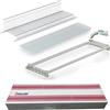 Fhuller Scolapiatti Incasso VASISTAS Griglia Unica Piatti Bicchieri ACCIAIO INOX (NO Cromato o Verniciato Grigio) 702/90XP3 PENSILE 90 INTERNO 86,4 Misura SCOLAPIATTI 85,6 + Vaschetta + Telaio