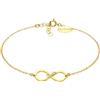 Louis Ciocchetti dal 1887 Bracciale Argento 925 con Infinito love oro