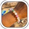 RadiVibe Braccialetto reattivo ai raggi UV, da donna, con perline che cambiano colore, dopamina, braccialetti per l'umore, braccialetti arcobaleno estivi da spiaggia, gioielli regalo per lei