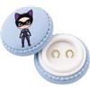 BCLABS BC Labs Orecchini per Bambina a Ferro di Cavallo Supererhero, Regalo Originale con Scatola Macarons, Orecchini Portafortuna in Acciaio Inossidabile Dorato, Anallergici, Idea Regalo Bambine e Donna