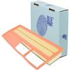 Blue Print ADL142204 filtro aria, 1 unità | Compatibile con: ALFA ROMEO MITO, FIAT 500, 500 C, DOBLO Bus, DOBLO Cargo, DOBLO Großraumlimousine