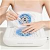 EBANKU Aspiratore Polvere per Unghie, 2800PA Aspiratore Unghie | con Filtri Monouso (30 Pezzi) Basso Rumore, Professionale Pieghevole Nail Dust Collector per salone e casa(Bianco)