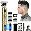 Bamkmbe Tagliacapelli Uomo Professionale, LED Rasoio Elettrico Barba Macchinetta per Capelli Portatile, Impermeabile IPX7 Versatilit Tagliacapelli Professionale, 4 Testine (1.5-4mm) Trimmer (Huzi)