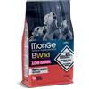 MONGE BWILD DOG LOW GRAIN PUPPY & JUNIOR CERVO 2,5 KG.