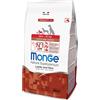 MONGE SPECIALITY LINE MINI PUPPY & JUNIOR AGNELLO & RISO 800 GR.
