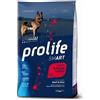 PROLIFE DOG ADULT SMART MEDIUM/LARGE MANZO & RISO 12 KG.