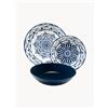 EXCÉLSA Servizio di piatti Boheme Blue, 6 persone, set da 18 -