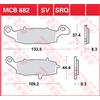 TRW Pastiglie Freno Sinter. Con Abe MCB 682 SV