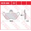 TRW Pastiglie Freno Organiche MCB 680
