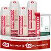 Borotalco, Deodorante Spray Puro 4x50ml, Deo-Salviette Originale 2in1