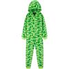 Minecraft Pigiama Onesie Creeper in pile, tuta da gioco con cappuccio per ragazzi, regalo per gamer, verde, 140