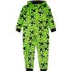 MINECRAFT Pigiami Interi a Maniche Lunghe per Ragazzi Creeper Multicolore 12-13 Anni
