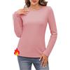 Aottori Maglia Termica Donna Manica Lunga Rosa XS