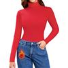 Aottori Maglia Termica Donna Collo Alto Manica Lunga | Maglietta, Slim Fit Lupetto Aderente, Elasticizzato Dolcevita Caldo Elegante, Basic, Tops, Intimo Autunno Invernale