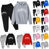 Dasongff Tuta da bambino 3-14 anni inverno moda 2 pezzi set ragazza Los Angeles adolescente ragazzo felpa con cappuccio manica lunga a buon mercato casual sport jogging