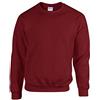 GILDAN 50/50 Adult Crewneck Sweat Felpa, Brown (Garnet), Medium Uomo