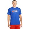 Nike Maglietta da uomo U.S.A, Blu/Bianco/Rosso, M