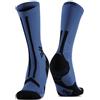 X-Socks Trailrun Discover Crew Calzini Trail Running 45-47 | Traspiranti con canale d'aria, protezione tendine d'Achille, tallone e punta, supporto su terreni accidentati