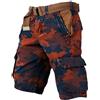 Generico Pantaloncini Cargo Uomo Tattici Militari Bermuda Mimetici con Tasconi Laterali, Pantaloni Corti in Cotone Resistente per Outdoor, Trekking e Softair, Design Digital Camo, Taglio Regolare