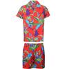 KIKLO Set da uomo hawaiano STAG Beach Hawaii Aloha Party Summer Holiday Fancy Shirt e corto