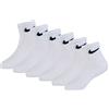 Nike Colorful Pack Quarter Calzini per bambini White 4/5 anni
