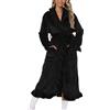 tinetill Vestaglia da Donna in Morbido e Caldo Vestaglia Lunga Invernale in Pile Elegante Accappatoio con Tasche