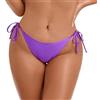 RELLECIGA Donna Slip Swimwear Classico Bikini con Fondo a Laccetti Bottom