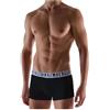 BIKKEMBERGS UNDERWEAR Confezione 3 Boxer Uomo Cotone Stretch Elastico Logato Moda Egidio (IT, Testo, M, Regular, Regular, 001T-NER)
